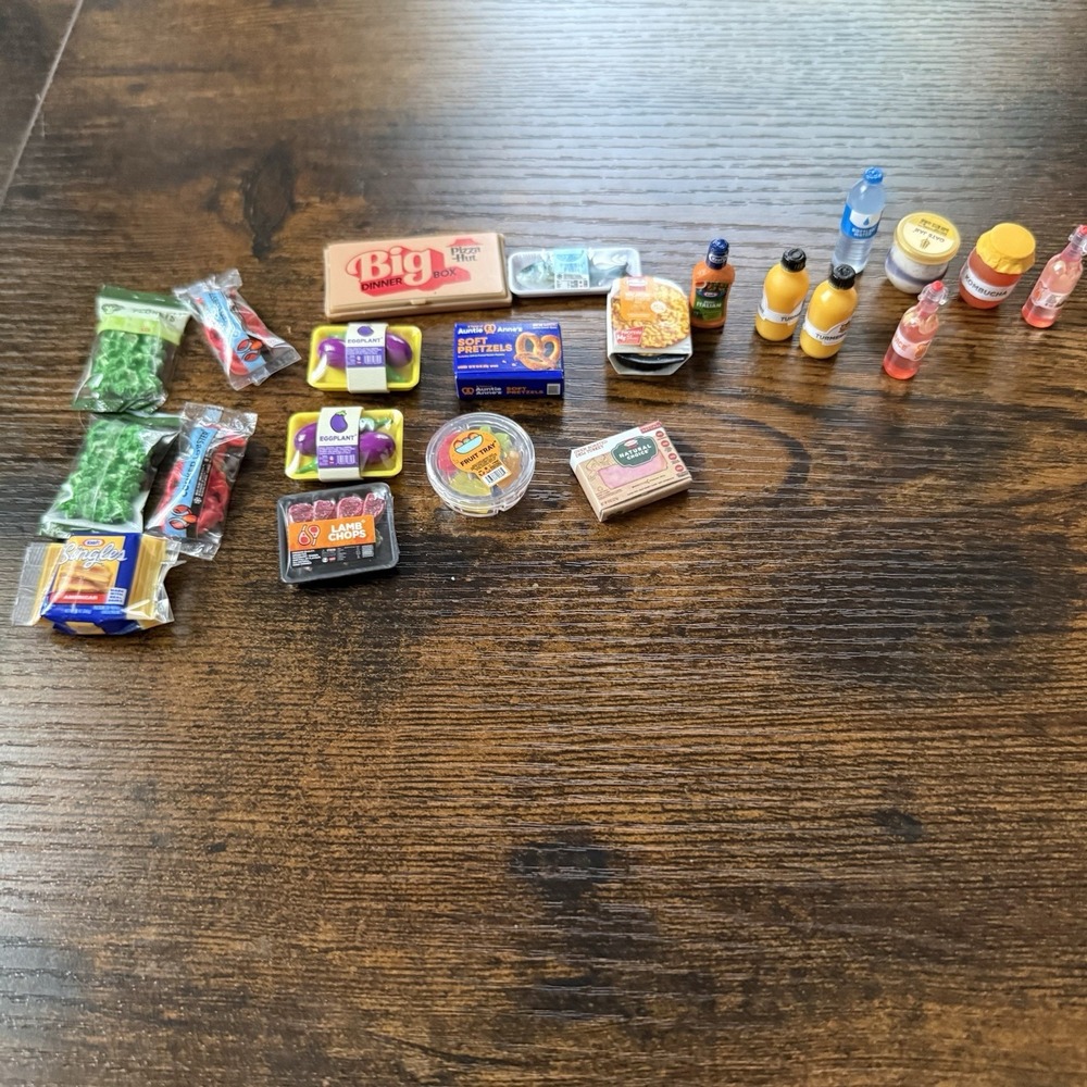 ZURU Mini Brands Fill the Fridge Series 1 Food Miniatures Mixed Lot